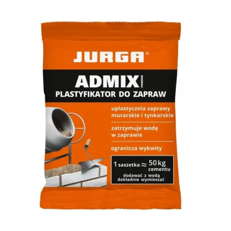 ADMIX POWDER 150 sztuk saszetek PLASTYFIKATOR UPLASTYCZNIACZ do Betonu JURGA