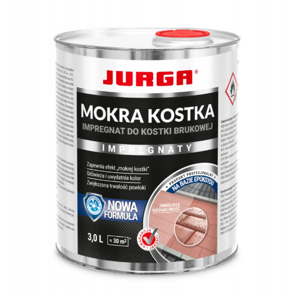Jurga Mokra Kostka – impregnat do kostki brukowej, efekt mokrej kostki, zwiększona trwałość i ochrona powierzchni