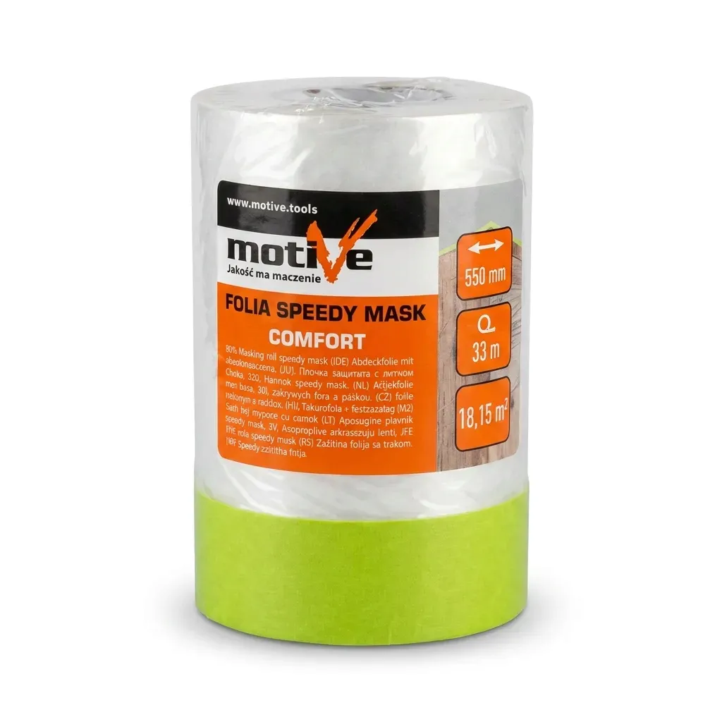 Folia z Taśmą Elektrostatyczna SPEEDY MASK COMFORT MOTIVE